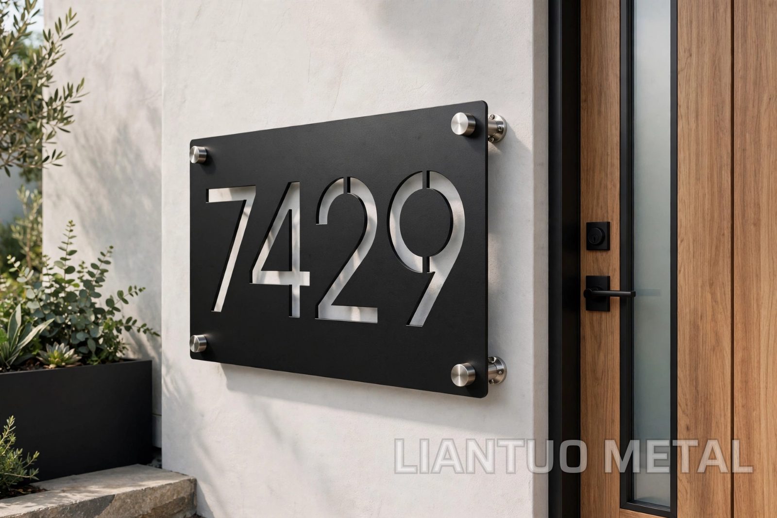Custom House Number Sign