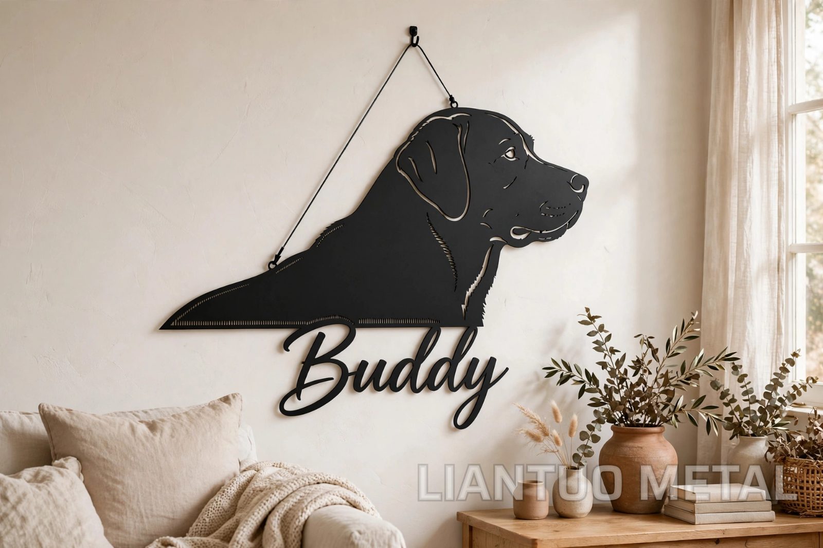 Custom Dog Breed Metal Sign